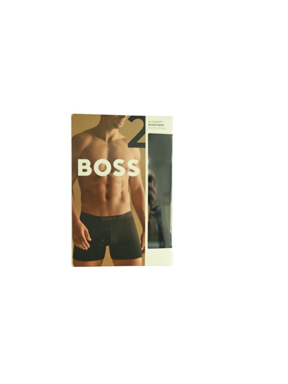 NIB Boss Ultra Soft Boxer Brief Micro Modal Sz XL Stretch Underwear 2 Count